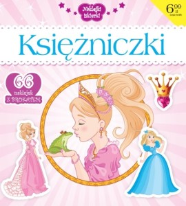 Naklejki iskierki. Księżniczki (66 naklejek z brokatem)