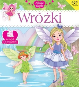 Naklejki iskierki. Wróżki (61 naklejek z brokatem)