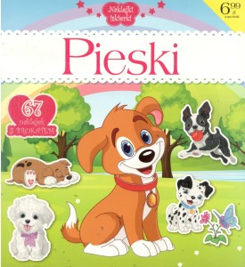 Naklejki iskierki. Pieski (67 naklejek z brokatem)