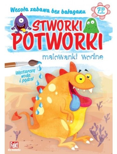 Stworki potworki. Malowanki wodne