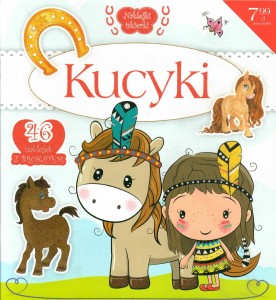 Naklejki iskierki. Kucyki (46 naklejek z brokatem)1