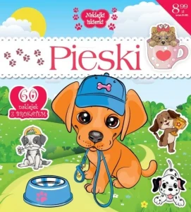 Naklejki iskierki. Pieski (60 naklejek z brokatem)2