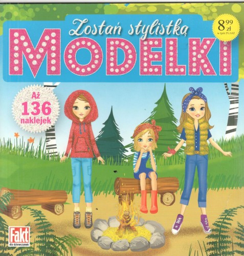 Modelki. Zostań stylistką (136 naklejek)