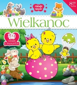 Naklejki iskierki. Wielkanoc. Słodkie naklejki z brokatem 1