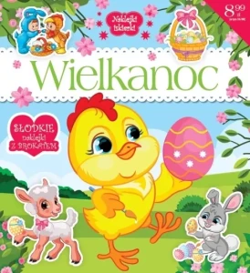 Naklejki iskierki. Wielkanoc. Słodkie naklejki z brokatem 2