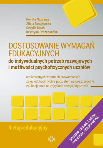 Dostosowanie wymagań edukacyjnych do indywidualnych potrzeb rozwojowych i możliwości psychofizycznych uczniów II etap edukacyjny