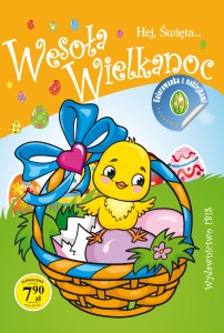 Hej święta! Wesoła Wielkanoc, kolorowanka z naklejkami (okładka 2) Fakt