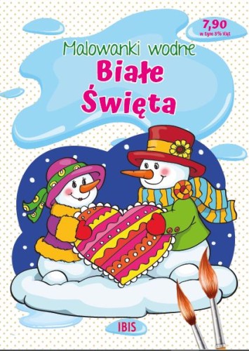 Malowanki wodne. Białe Święta