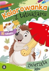 Kolorowanka z tatuażami. Zwierzęta leśne.