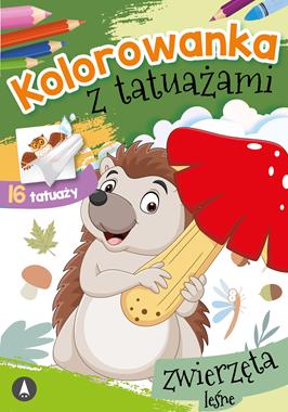 Kolorowanka z tatuażami. Zwierzęta leśne.