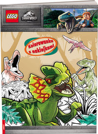 Lego Jurassic World Kolorowanka z naklejkami
