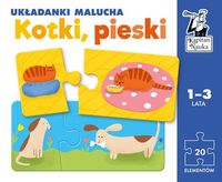 Kotki pieski Układanki malucha Kapitan Nauka