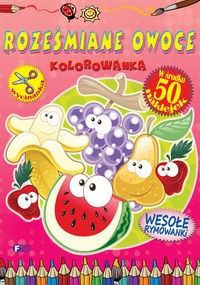 Roześmiane owoce kolorowanka
