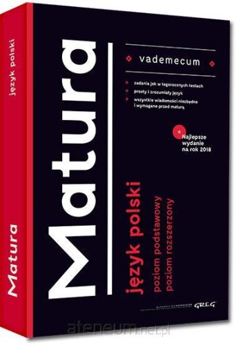 Vademecum matura 2018. Język polski