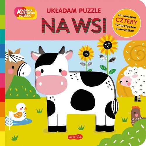 Akademia mądrego dziecka. Układam puzzle. Na wsi